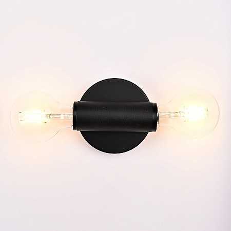 Бра Rh Utilitaire Inline Sconce Black Imperiumloft 123278-22 - фото