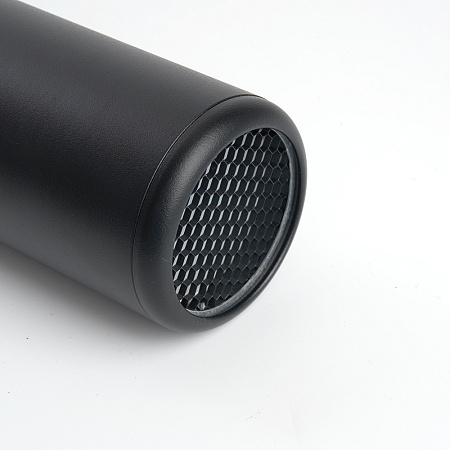 Светильник потолочный Feron ML1842 Barrel ECHO levitation MR16 35W, 230V, GU10, чёрный, с антибликовой сеточкой, на подвесе 1,7 - фото