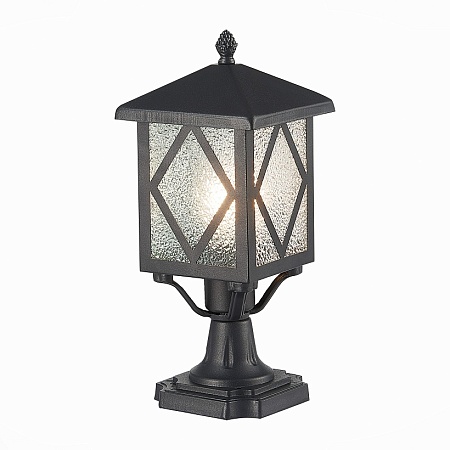 Светильник уличный наземный ST-Luce Черный/Черный, Прозрачный E27 1*60W SL084.405.01 - фото
