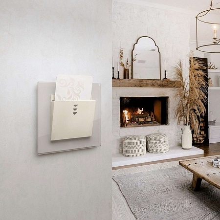 Электронный карточный выключатель слоновая кость WL03-01-03 - фото