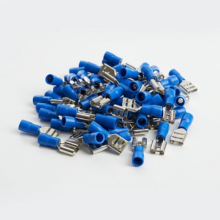 Наконечник плоский Изолированный (мама) РпИм 2,5-250, STEKKER, LD402-25250 (упаковка 100 шт) - фото