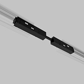 Slim Magnetic Прямой коннектор и планка (1 шт.) черный 85096/00 85096/00 Elektrostandard