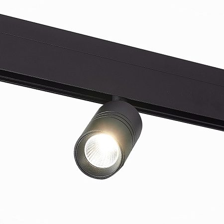 Магнитный трековый светильник Черный LED 1*7W 3000K 595Lm Ra>90 36° IP20 L-xW44xH90 48V ST365.436.07 - фото