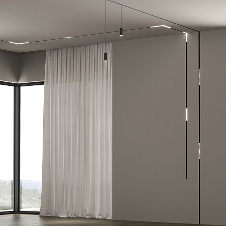 Трековый светильник 12W 4200K Amend чёрный Slim Magnetic 85519/01 Elektrostandard - фото