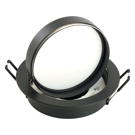 Светильник встраиваемый Feron DL507 потолочный GX53 черный круг - фото