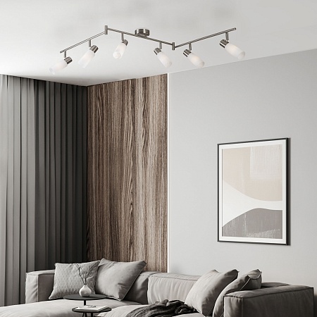 Потолочный светильник Eurosvet 20043/6 сатин-никель - фото